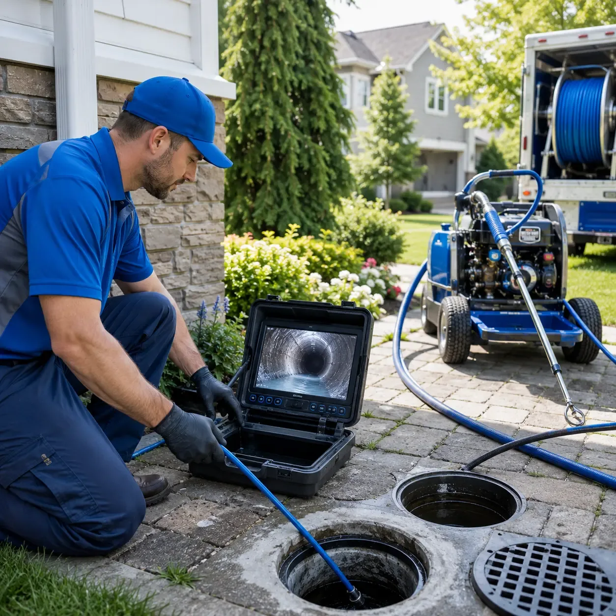 Outdoor drain cleaning professionals serving Claxton, GA